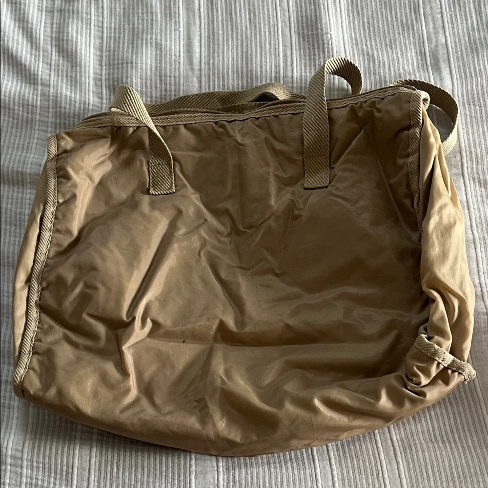 Tan and Pink Women's Tote